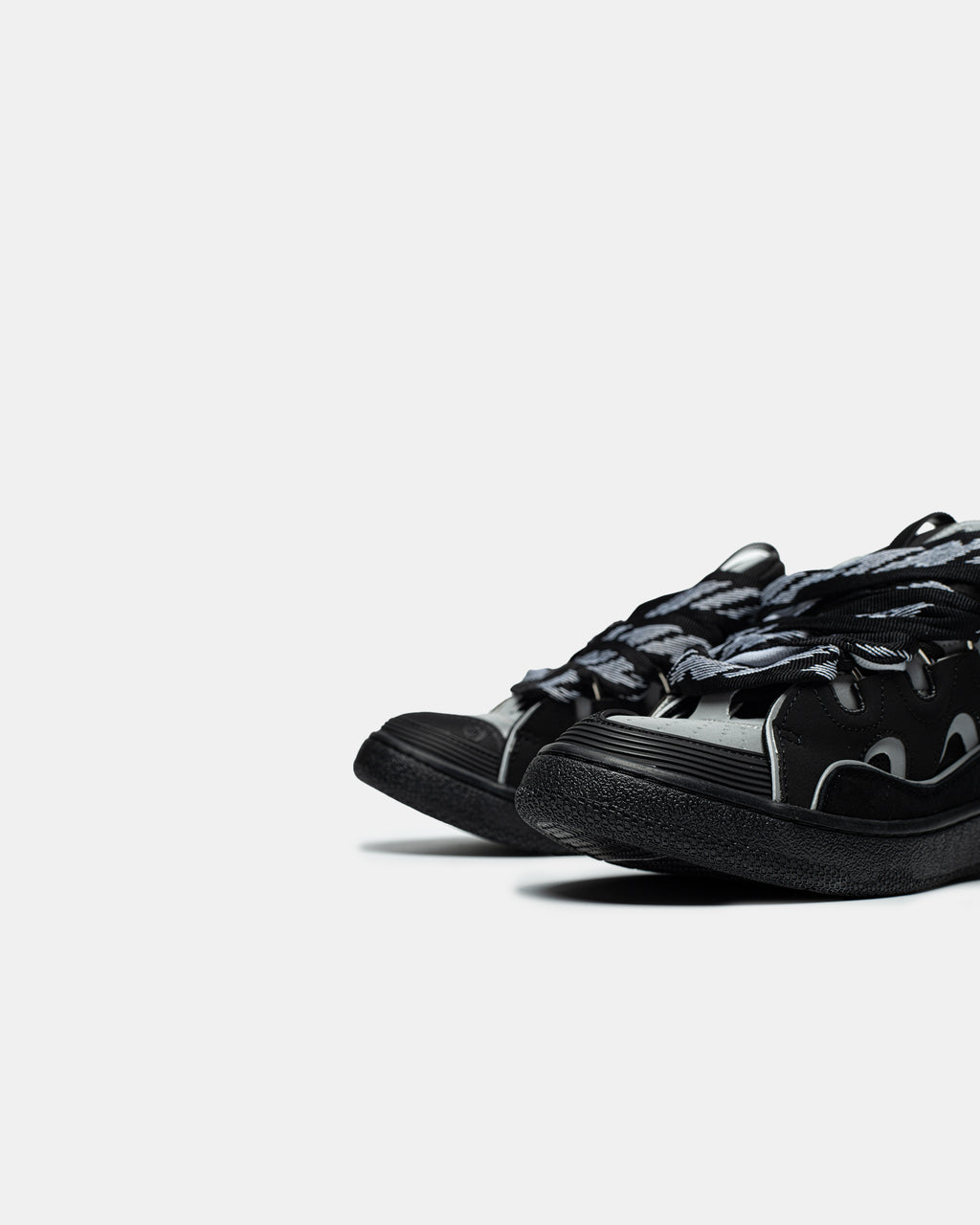 Lanvin Curb Black Grey Reflective