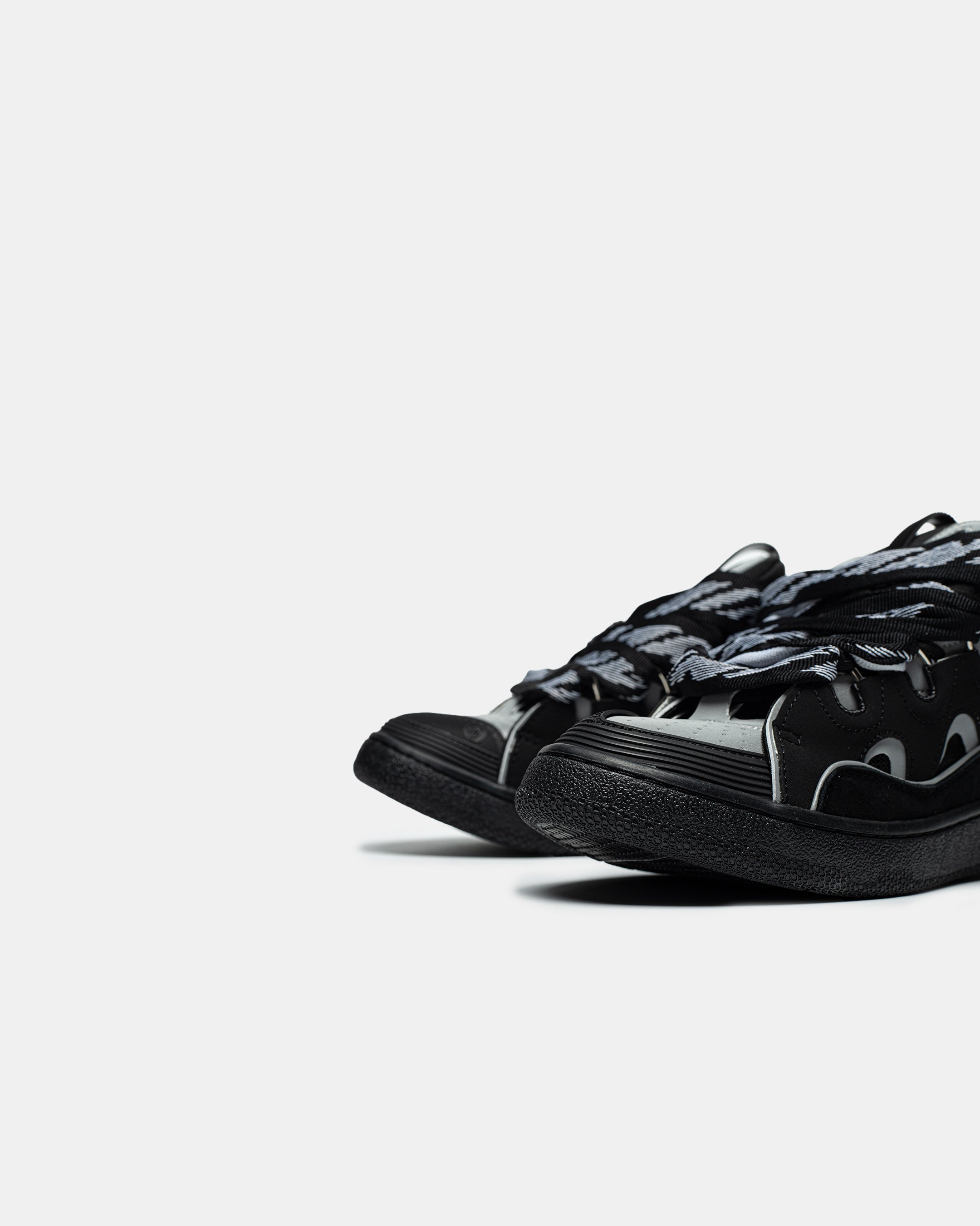 Lanvin Curb Black Grey Reflective