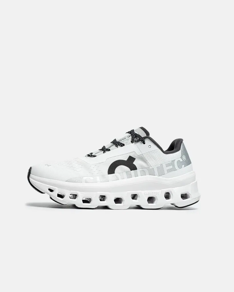 On Cloudmonster undyed white