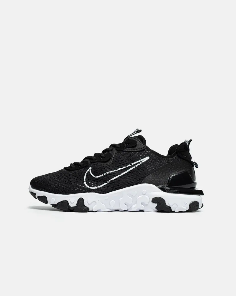 NIKE REACT BLACK WHITE