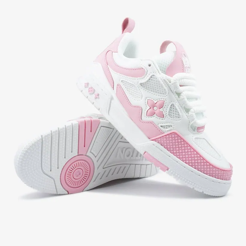 Louis Vuitton Skate Sneaker White Pink