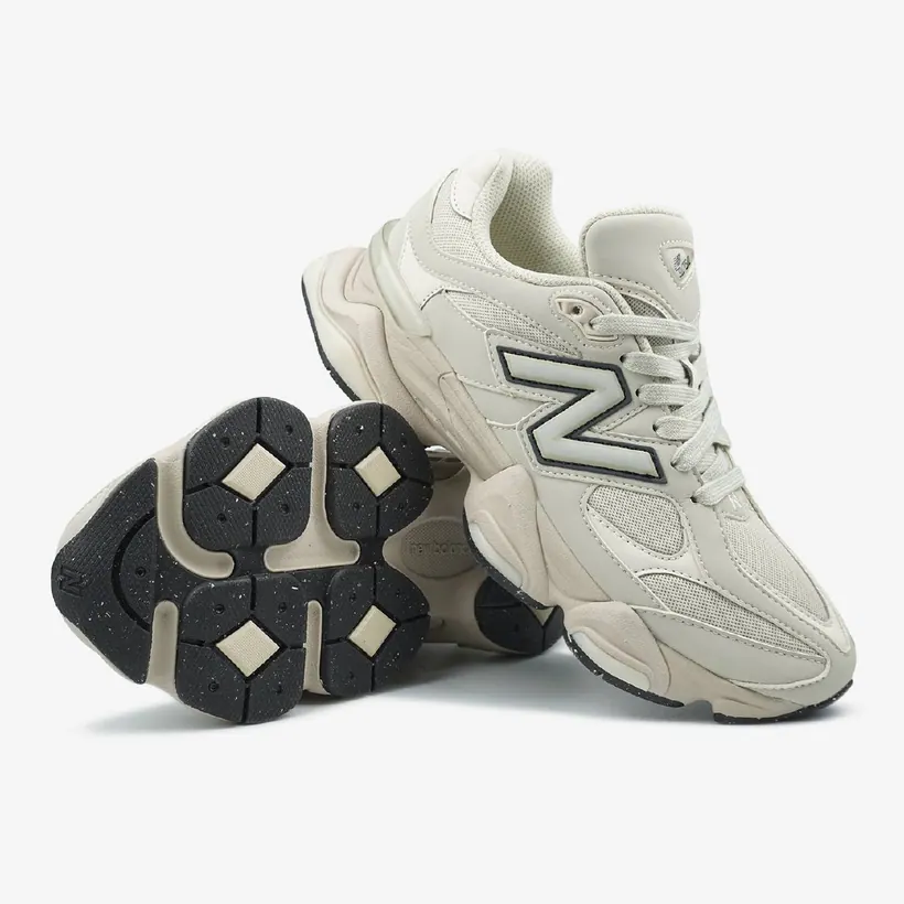 New Balance 9060 Beige Milk Leather