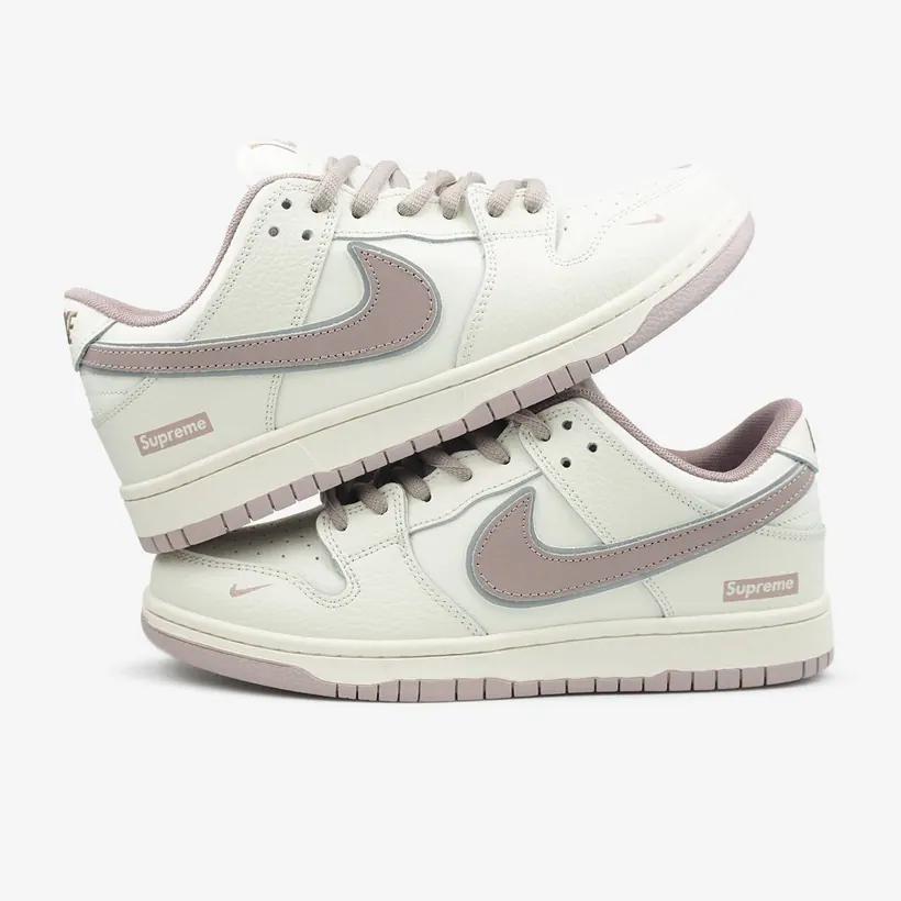 Nike SB Dunk Low Milk Beige Brown x Supreme