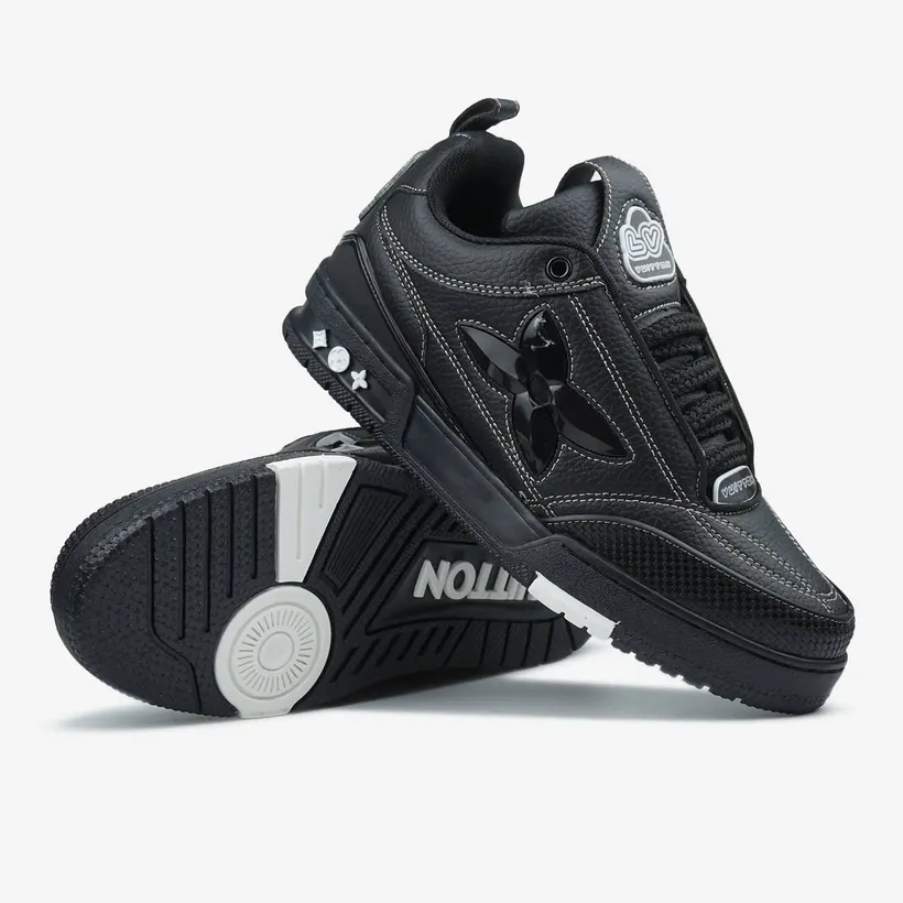 Louis Vuitton Skate Sneaker Oversized Flower Black