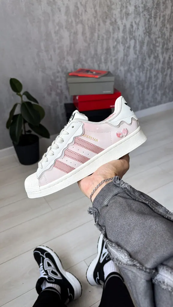 Adidas Superstar White/Pink