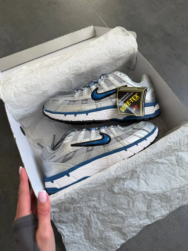 Nike P-6000 Silver Blue Gore-Tex