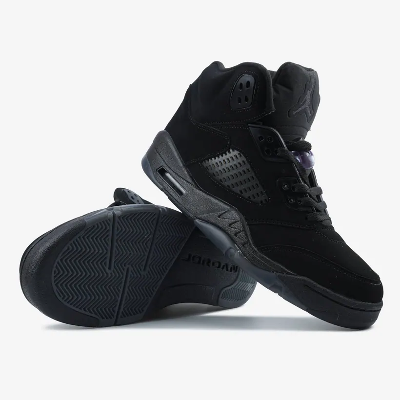 Jordan 5 Black Dark Blue Gum