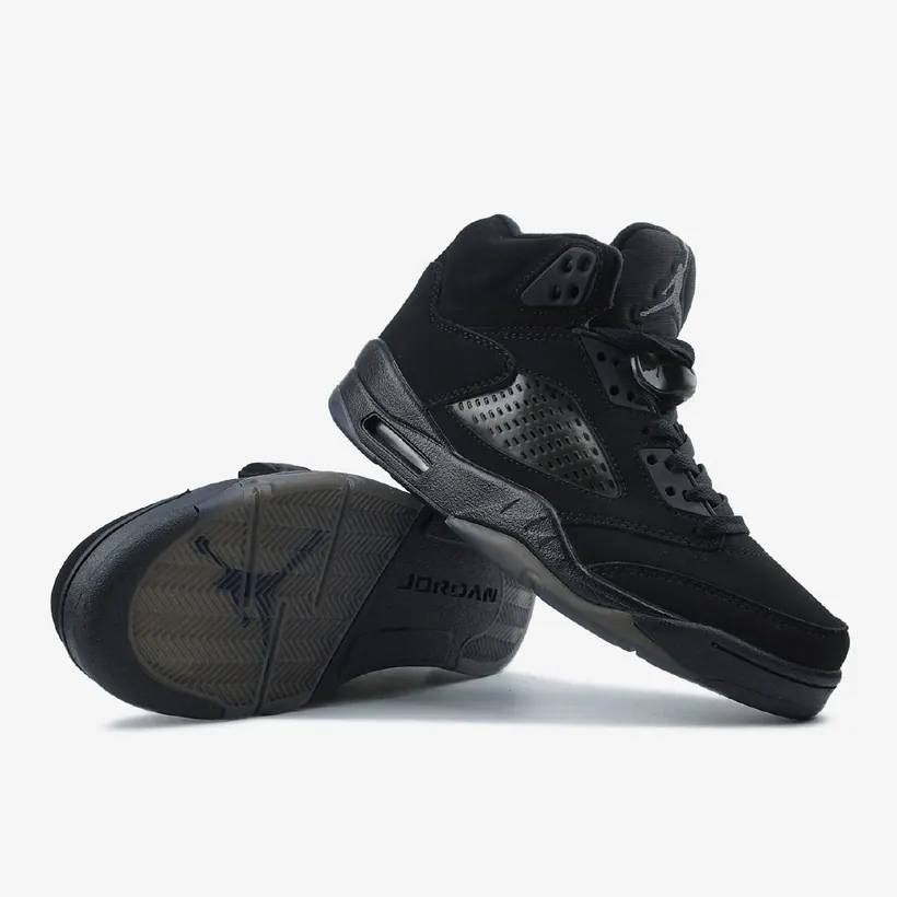 Jordan 5 Black Dark Brown Gum