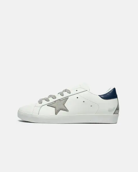 Golden Goose White Blue