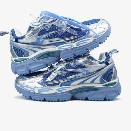 Off-White Be Right Silver Blue