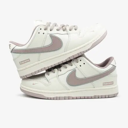 Nike SB Dunk Low Milk Beige Brown x Supreme
