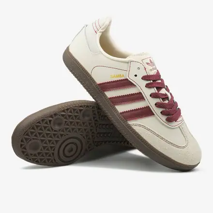 Adidas Wmns Samba OG Wonder White Maroon