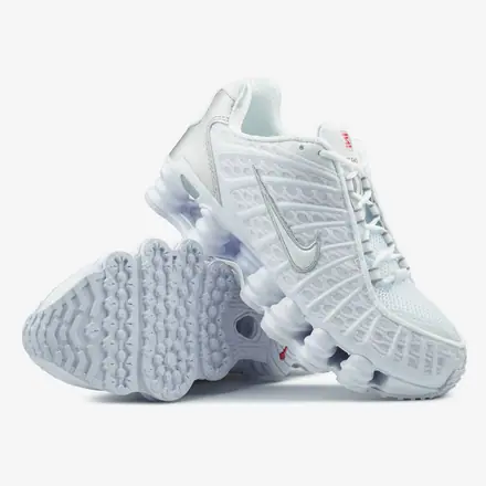 Nike Shox TL White Silver