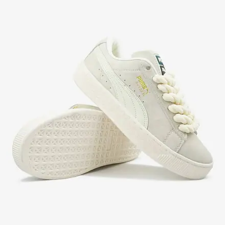 Puma Suede XL Beige Rope Laces