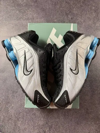Nike Shox R4 Grey Blue Black