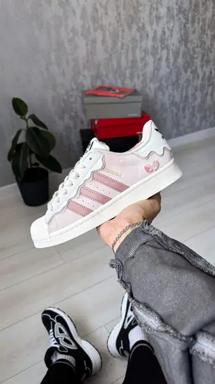 Adidas Superstar White/Pink