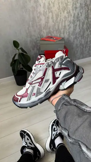 Balenciaga Runner Burgundy Grey