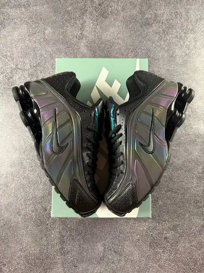 Nike Shox R4 SE Black Seaweed