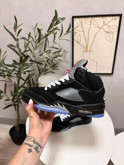 Nike Air Jordan 5 Black Blue v2