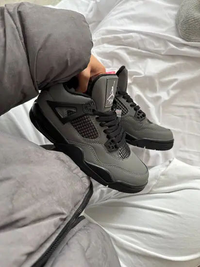 Nike Air Jordan 4 Grey Black