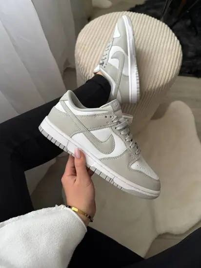 Nike Dunk Low Grey-White PREMIUM + 2 пари шнурків