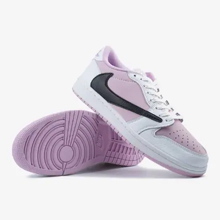 Jordan 1 Low Travis Scott Lilac White Black