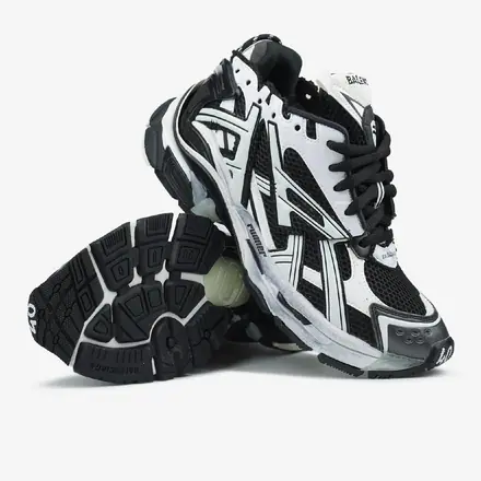 Balenciaga Runner Black White