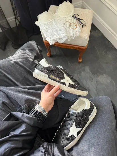 Golden Goose GGDB Star Black Sparkle