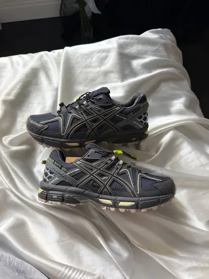 Asics Gel Kahana 8 Grey Black Green Gore-Tex (Термо-мембарана)