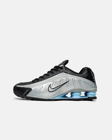 Nike Shox r4 Silver Blue